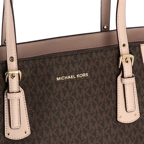 michael kors tasche beige gemustert|Michael Kors tragetasche.